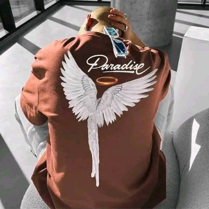 Paradise Angel Wings T-Shirt – Oversized Fit
