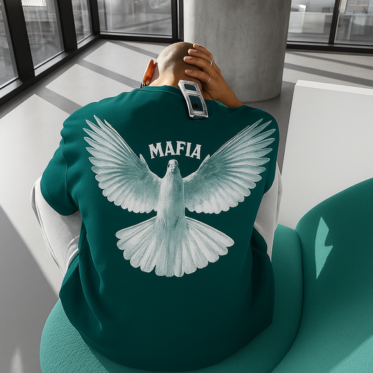 "MAFIA Dove T-Shirt – Streetwear Peace & Power Edition"