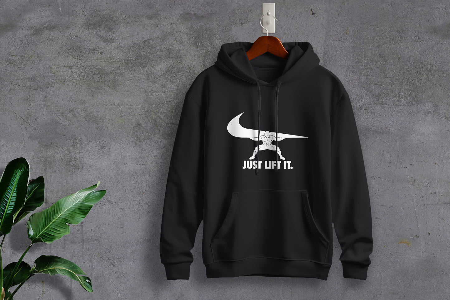 Just Lift it Printed Hoodie